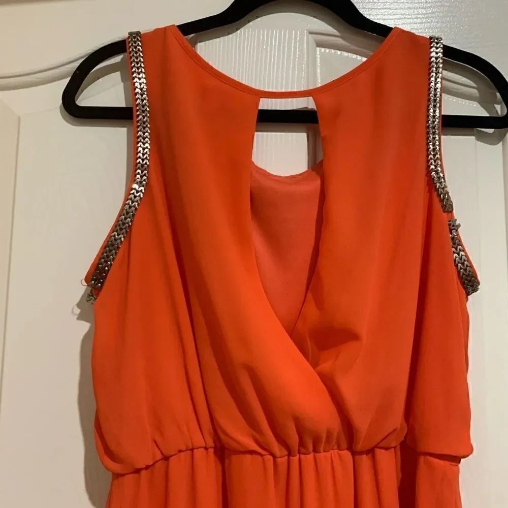 Umgee | Orange High-Low Dress | Large - Picture 11 of 13